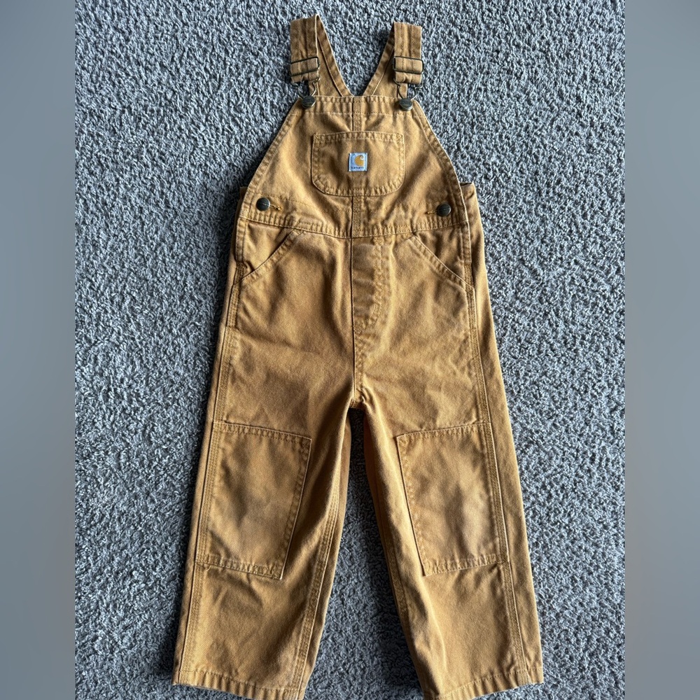 Carhartt Kids Brown Overalls